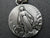 Antique French Silver Our Lady of Grace Communion Medal