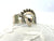 Vintage French Silver Bretagne Heart and Crown Ring