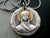 Virgin Mary Necklace - Antique French Silver Virgin Mary Medal - Virgo Fidelis