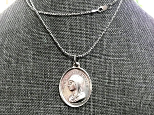 French Vachette Waag Virgin Mary and Guardian Angel Medal